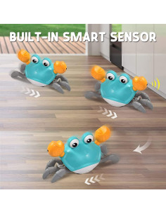 Juguete Interactivo para Perros y Gatos Cangrejo Verde con Sensor 2