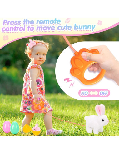 Conejo de Peluche Interactivo CatchCute con Control Remoto