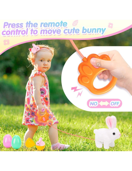Conejo de Peluche Interactivo CatchCute con Control Remoto