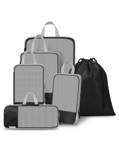 Cubos de Compresión WOOMADA 6 Set Organizador de Equipaje