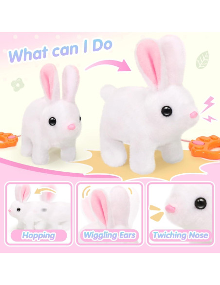 Conejo de Peluche Interactivo CatchCute con Control Remoto