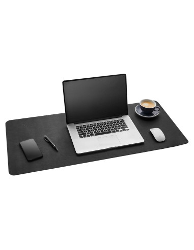Almohadilla para Escritorio de Cuero GALLAWAY Grande 91.4x43.2cm Negro