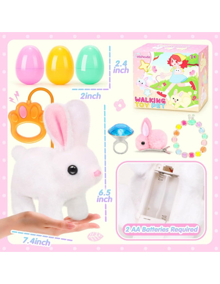 Conejo de Peluche Interactivo CatchCute con Control Remoto