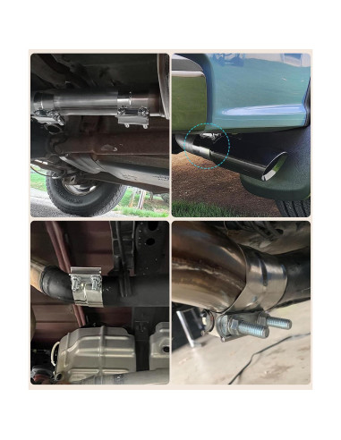 Abrazadera de Escape Acero Inoxidable bylikeho 2.5" (6.35 cm)