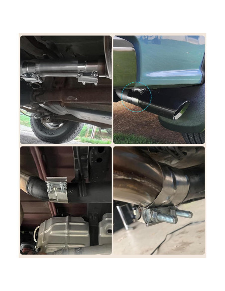 Abrazadera de Escape Acero Inoxidable bylikeho 2.5" (6.35 cm)