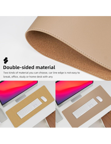 Alfombrilla de Escritorio AFIING 119x43 cm Doble Cara Impermeable