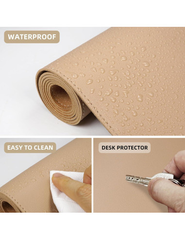 Alfombrilla de Escritorio AFIING 119x43 cm Doble Cara Impermeable
