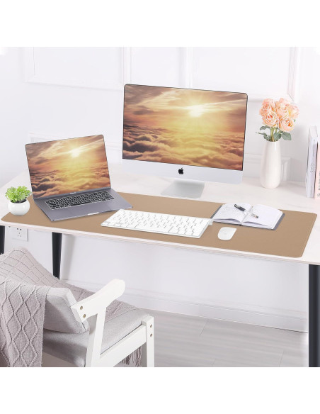 Alfombrilla de Escritorio AFIING 119x43 cm Doble Cara Impermeable