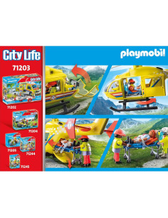 Helicóptero Médico Playmobil 71203 con Accesorios 2