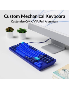Teclado Mecánico Keychron Q3 TKL Programable Gateron Azul 2
