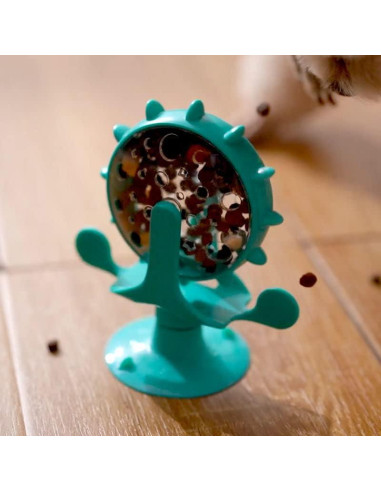 Dispensador de Golosinas para Gatos OwnLifeYF Molino de Viento