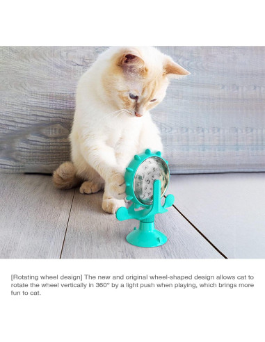 Dispensador de Golosinas para Gatos OwnLifeYF Molino de Viento