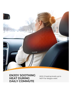 Manta Calentada para Auto CooCoCo 30.48x60.96cm 5 Niveles 2