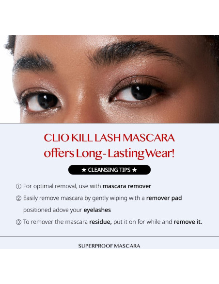 CLIO Kill Lash Máscara Negra Impermeable 12.8x2.2cm 49.6g CLIO Kill Lash Máscara Negra Impermeable 12.8x2.2cm 49.6g