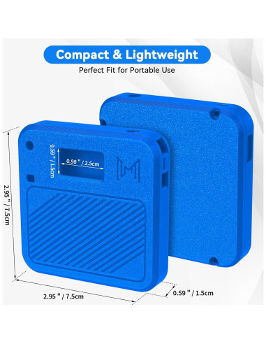 Funda Meshnology para ESP32 LoRa V3 - Azul, Diseño Ergonómico