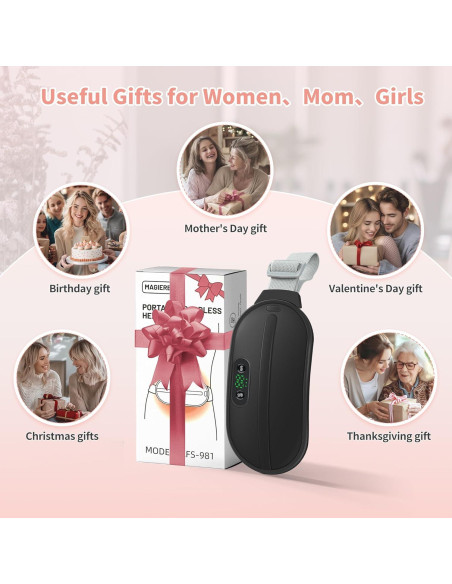 Almohadilla Térmica Inalámbrica MAGIEREVE para Calambres Menstruales Almohadilla Térmica Inalámbrica MAGIEREVE para Calambres Menstruales