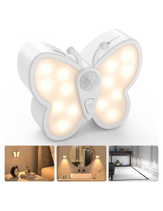 Luz Nocturna LED RGH con Sensor de Movimiento y 2 Colores