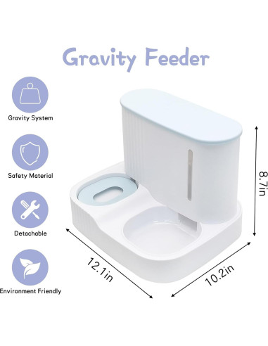 Comedero y Bebedero Automático para Gatos Kathson 3L Verde