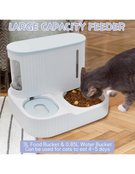 Comedero y Bebedero Automático para Gatos Kathson 3L Verde