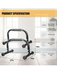 Barras Parallettes AmazeFan para Calistenia y Flexiones 2