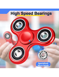 Paquete de 2 Fidget Spinners Electrochapados para Alivio de Estrés 2