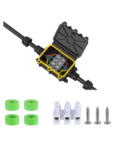 Caja de Conexiones Impermeable SZFUDIGO 2 Vías 13x6.78cm