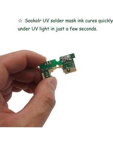 Tinta de Máscara de Soldadura UV Sookolr 10CC Verde