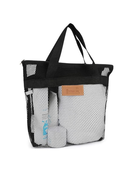 Bolsa de Ducha Portátil Rotema - 30x25 cm, Negro