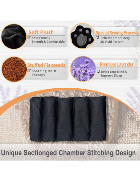 2 Almohadillas Térmicas Microondas Cuckool Gato Negro 53x30cm