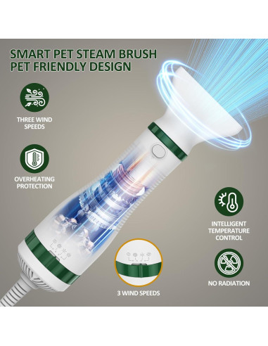 Secador de Pelo Multifuncional para Mascotas CIBKJ 5 en 1