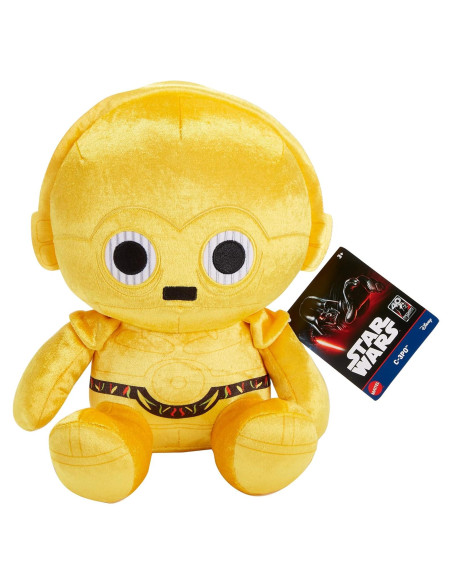 Muñeco de Peluche Snug Club Mattel C3-PO 18 cm Star Wars