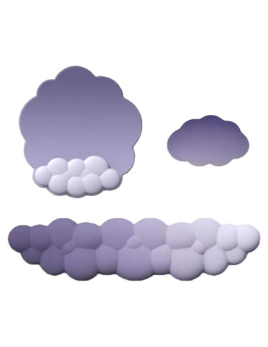 Soporte Ergonómico para Muñeca MXCOIRTP Nube con Espuma de Memoria