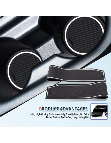 Kit de Alfombrillas Antideslizantes Ruiya para Toyota Corolla Cross 2022-2025 - 11 Piezas