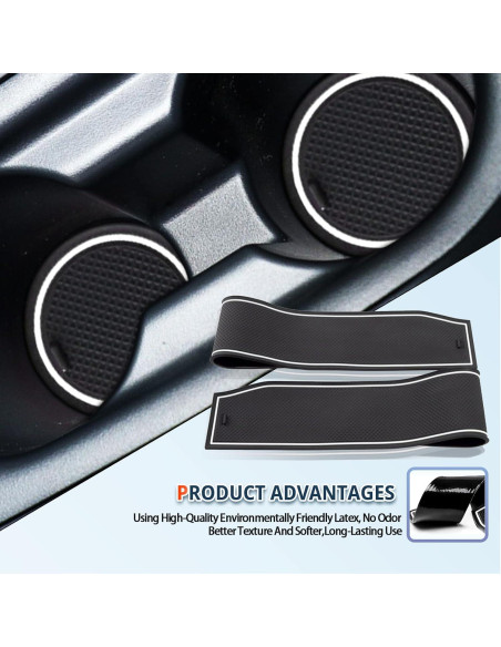 Kit de Alfombrillas Antideslizantes Ruiya para Toyota Corolla Cross 2022-2025 - 11 Piezas