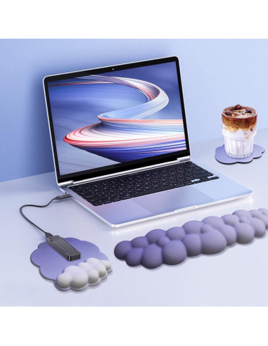 Soporte Ergonómico para Muñeca MXCOIRTP Nube con Espuma de Memoria