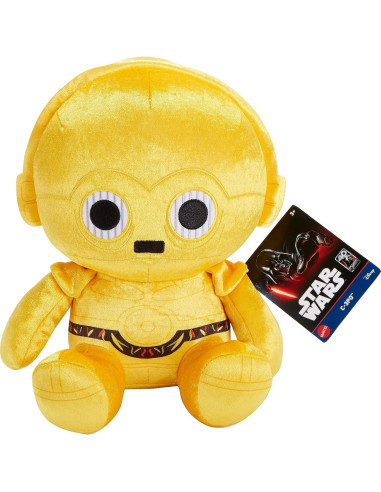 Muñeco de Peluche Snug Club Mattel C3-PO 18 cm Star Wars