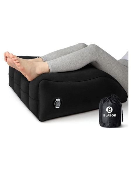 Cojín en cuña inflable BLABOK para elevar piernas - Alivio dolor