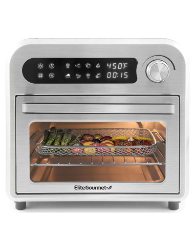 Horno de Convección Programable Elite Gourmet EAF1010D 10L