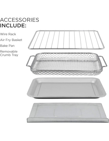Horno de Convección Programable Elite Gourmet EAF1010D 10L