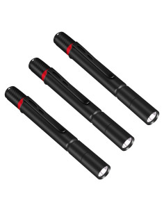 Paquete de 3 Linternas LED Bolígrafo Hilngav - 108g, 13.29cm