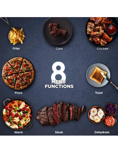 Horno de Convección Programable Elite Gourmet EAF1010D 10L