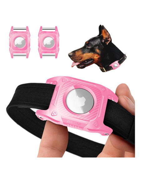Funda Impermeable IP68 para Airtag U. EHome - Collar Perro 2 Pz