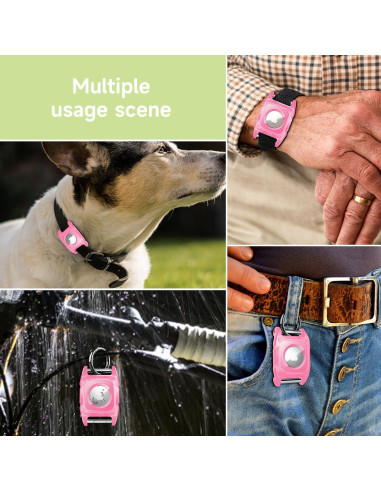 Funda Impermeable IP68 para Airtag U. EHome - Collar Perro 2 Pz