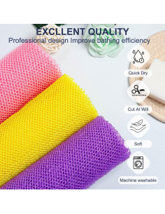 Esponja Exfoliante Africana GIGULES 3 Piezas 80x30cm 2