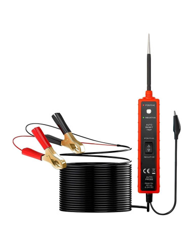 Probador de Circuito de Potencia Mandark 6-24V Rojo