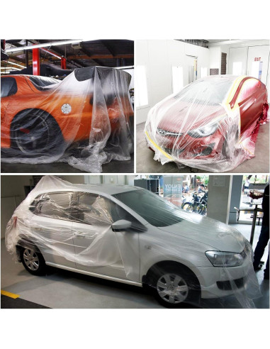 Rollos de Tela Plástica DODODIY 2x20m A Prueba de Agua y Polvo