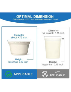 Organizador de Yogur SOPHICO para Nevera, 4 Botellas, 38x10.4cm 2