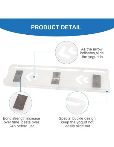 Organizador de Yogur SOPHICO para Nevera, 4 Botellas, 38x10.4cm