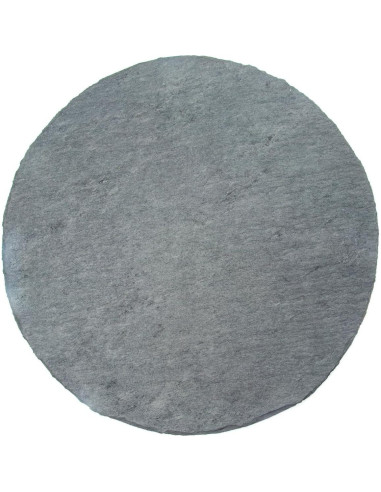 Tabla de Queso de Pizarra Redonda Fox Run 30.48 cm Gris