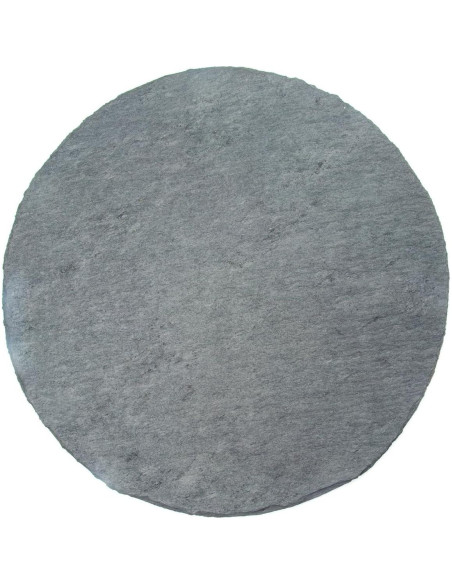 Tabla de Queso de Pizarra Redonda Fox Run 30.48 cm Gris